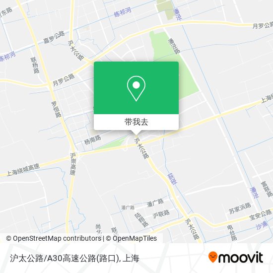 沪太公路/A30高速公路(路口)地图