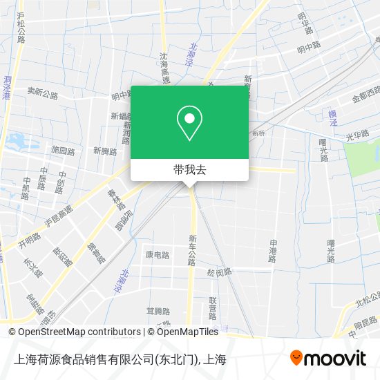 上海荷源食品销售有限公司(东北门)地图