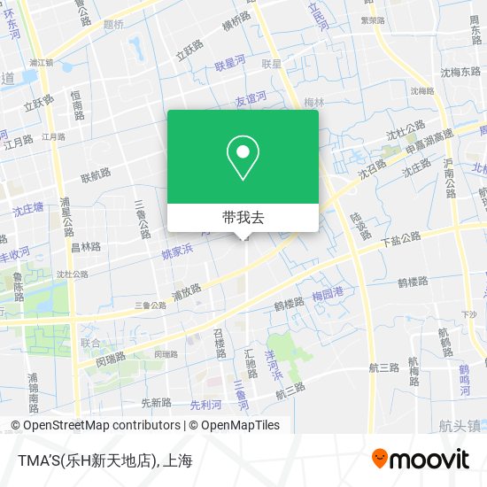 TMA’S(乐H新天地店)地图