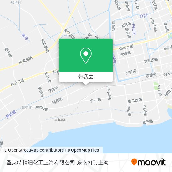 圣莱特精细化工上海有限公司-东南2门地图