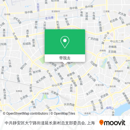 中共静安区大宁路街道延长新村总支部委员会地图