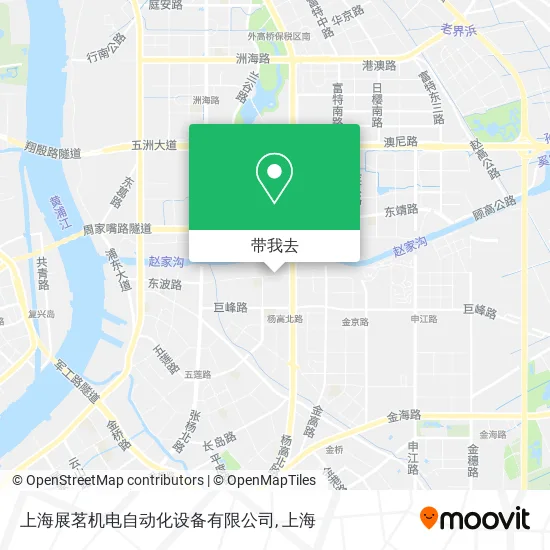 上海展茗机电自动化设备有限公司地图
