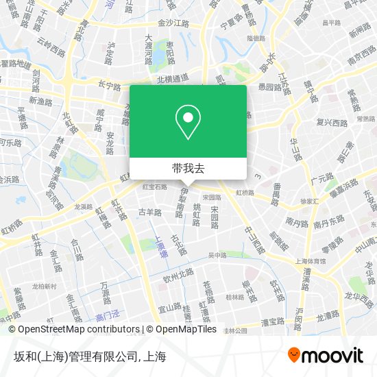 坂和(上海)管理有限公司地图