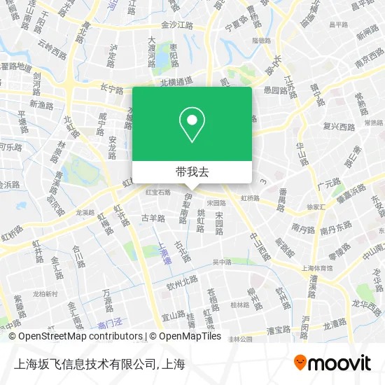 上海坂飞信息技术有限公司地图