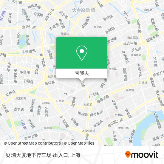 财瑞大厦地下停车场-出入口地图