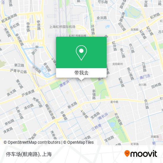 停车场(航南路)地图