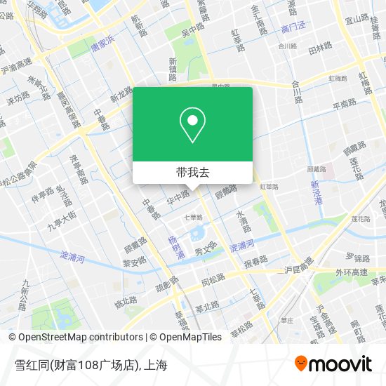 雪红同(财富108广场店)地图