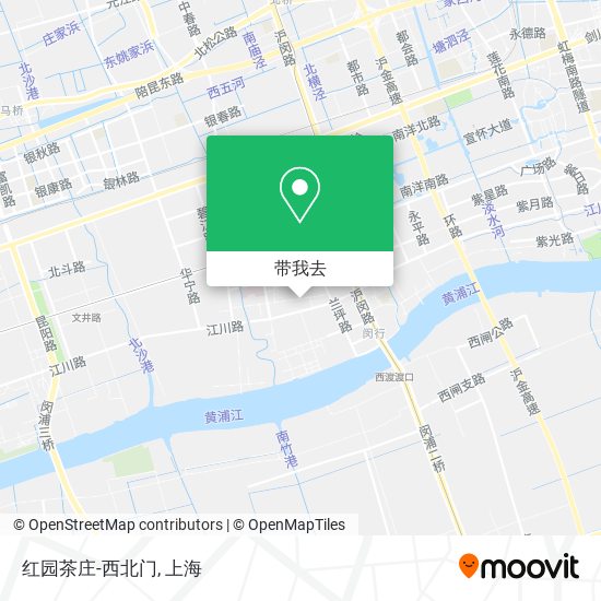 红园茶庄-西北门地图