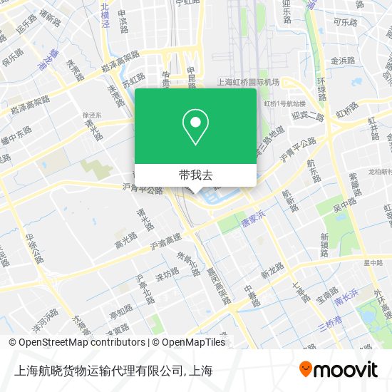 上海航晓货物运输代理有限公司地图