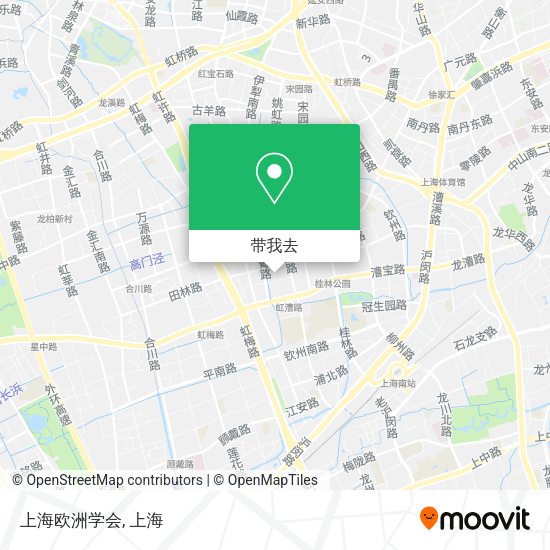 上海欧洲学会地图