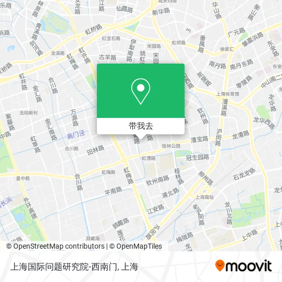 上海国际问题研究院-西南门地图