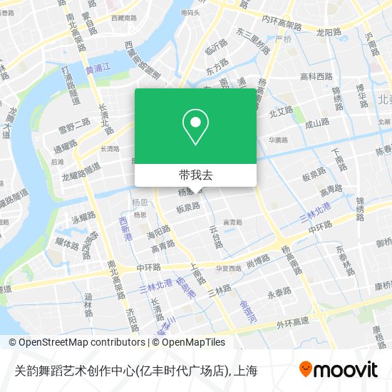 关韵舞蹈艺术创作中心(亿丰时代广场店)地图