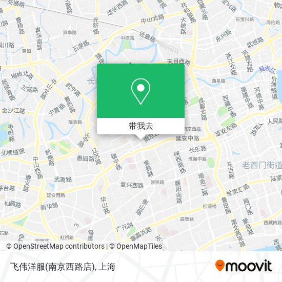 飞伟洋服(南京西路店)地图