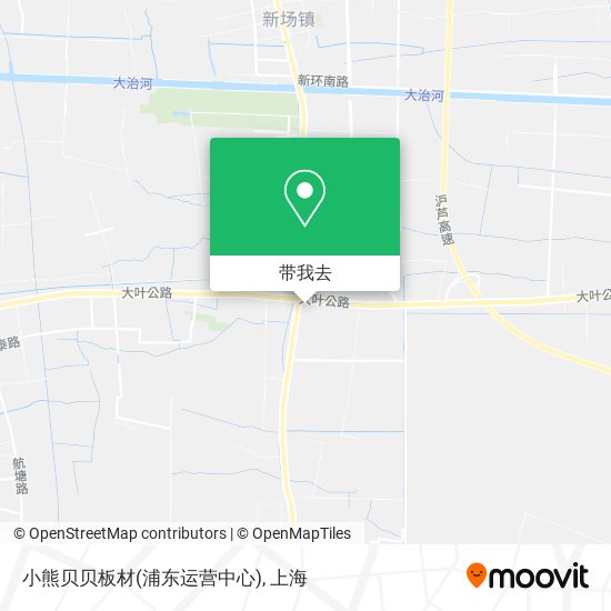 小熊贝贝板材(浦东运营中心)地图