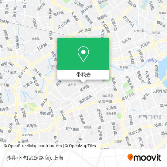 沙县小吃(武定路店)地图