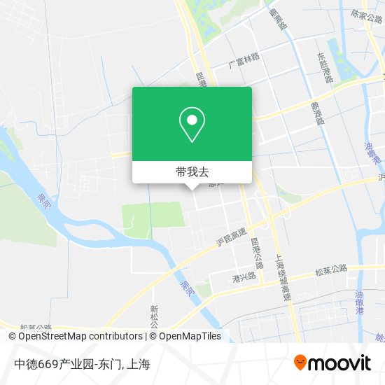 中德669产业园-东门地图