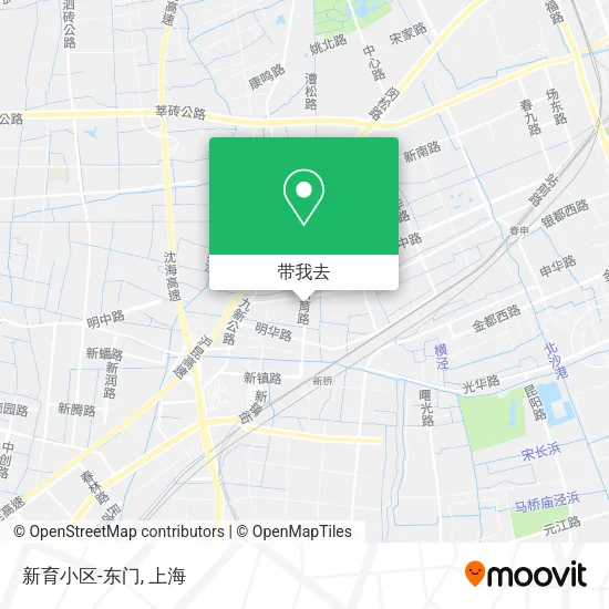 新育小区-东门地图