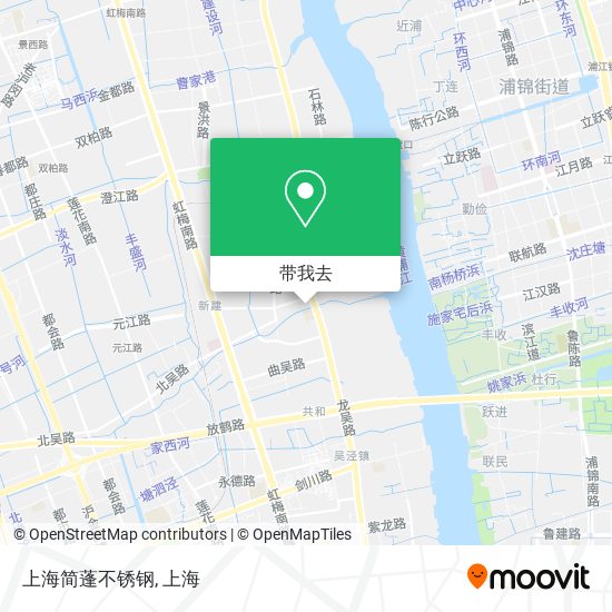 上海简蓬不锈钢地图
