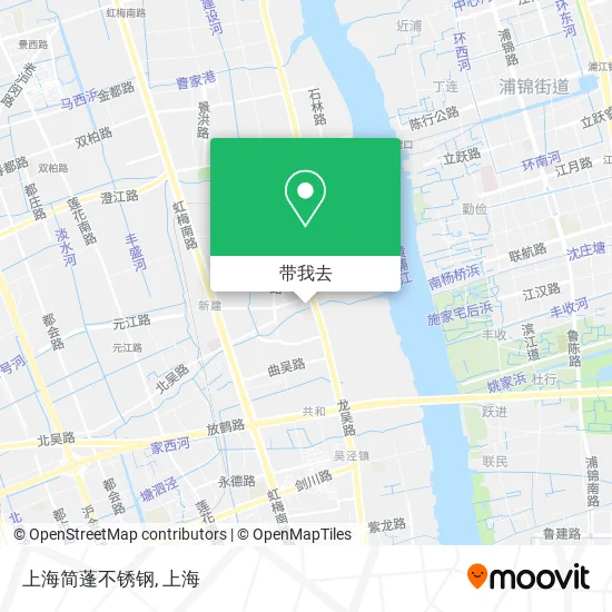 上海简蓬不锈钢地图