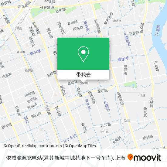 依威能源充电站(君莲新城中城苑地下一号车库)地图