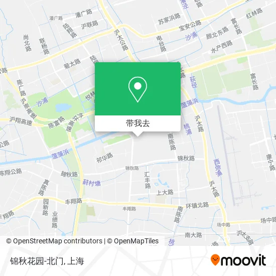 锦秋花园-北门地图
