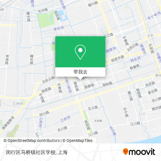 闵行区马桥镇社区学校地图