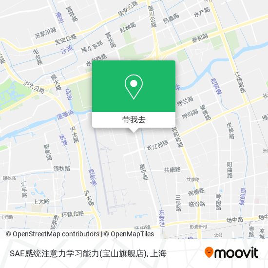 SAE感统注意力学习能力(宝山旗舰店)地图