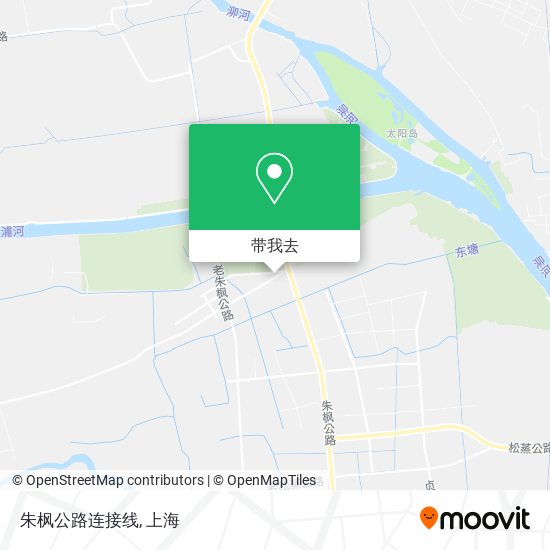 朱枫公路连接线地图