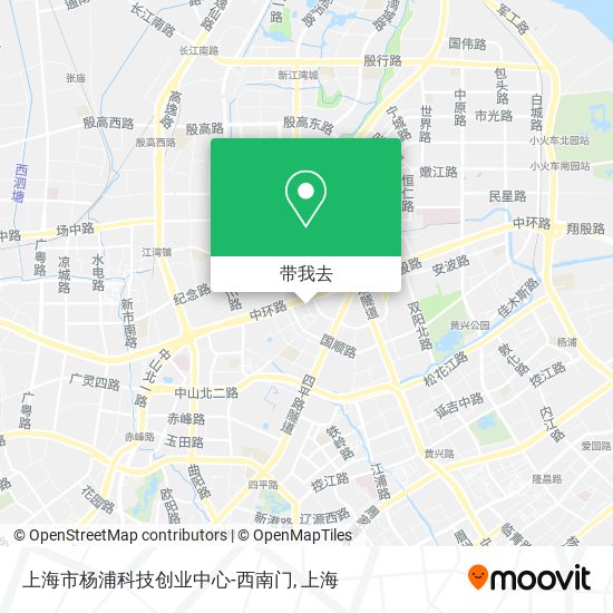 上海市杨浦科技创业中心-西南门地图