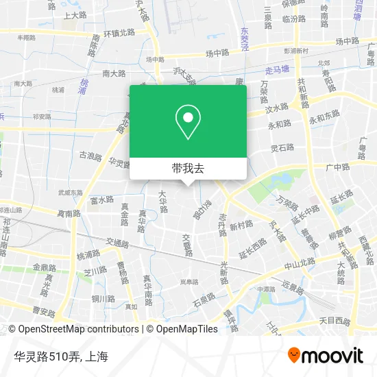 华灵路510弄地图