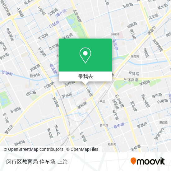 闵行区教育局-停车场地图