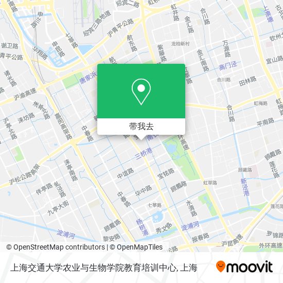 上海交通大学农业与生物学院教育培训中心地图
