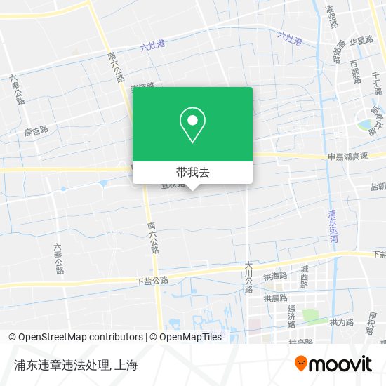浦东违章违法处理地图