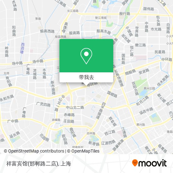 祥富宾馆(邯郸路二店)地图