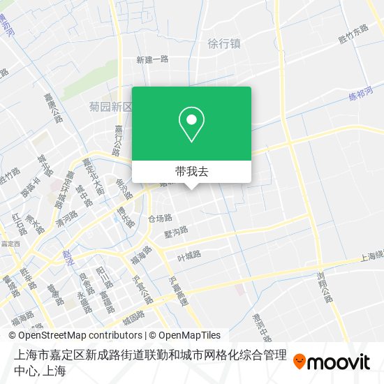 上海市嘉定区新成路街道联勤和城市网格化综合管理中心地图