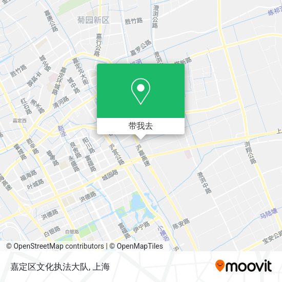 嘉定区文化执法大队地图