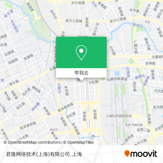 君隆网络技术(上海)有限公司地图