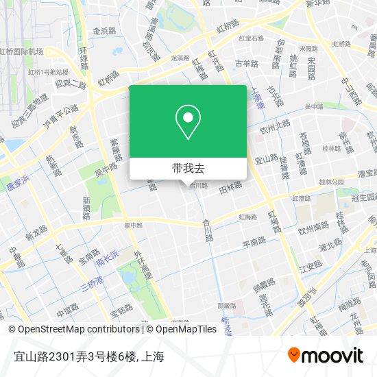 宜山路2301弄3号楼6楼地图