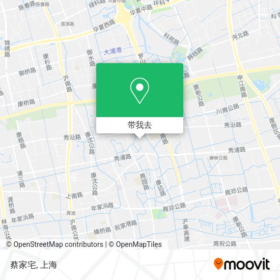 蔡家宅地图