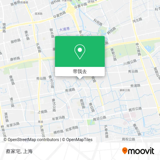 蔡家宅地图