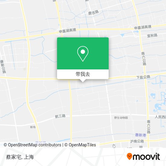 蔡家宅地图