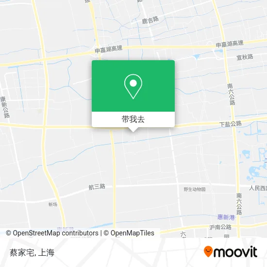 蔡家宅地图