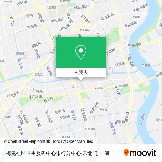 梅陇社区卫生服务中心朱行分中心-东北门地图