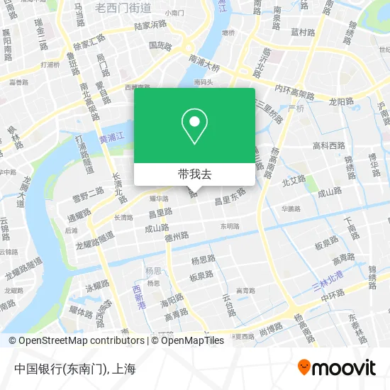 中国银行(东南门)地图