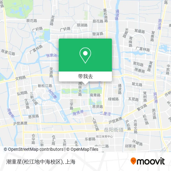 潮童星(松江地中海校区)地图