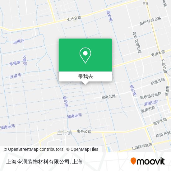 上海今润装饰材料有限公司地图