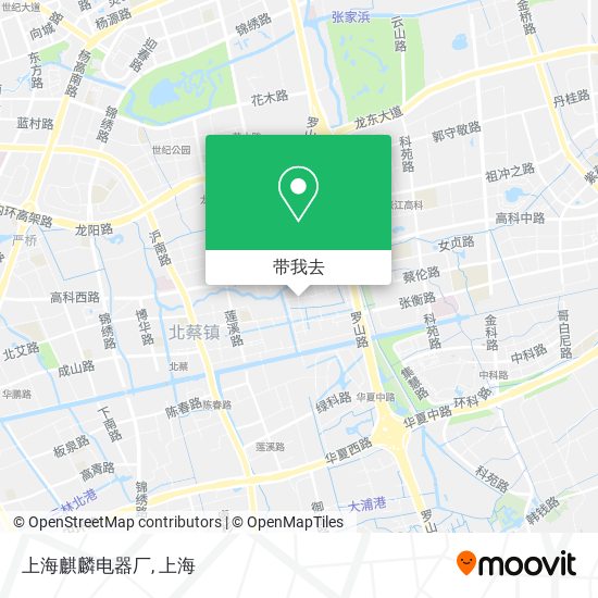 上海麒麟电器厂地图