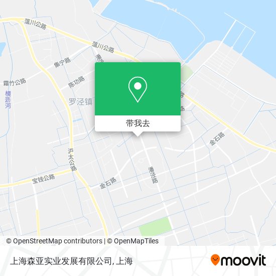 上海森亚实业发展有限公司地图