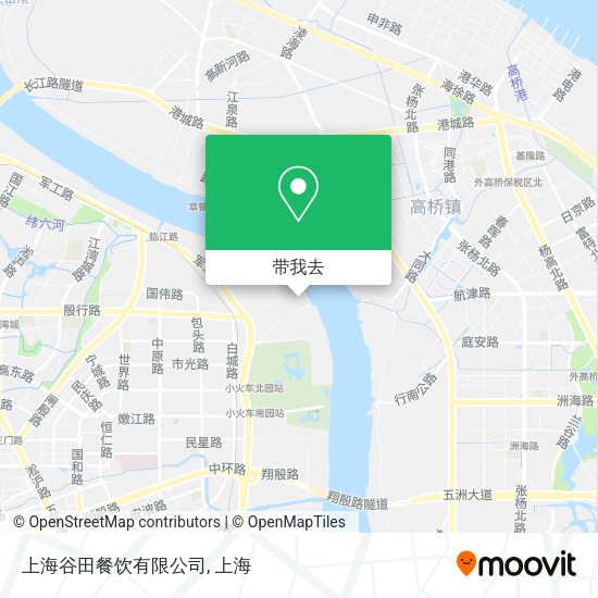 上海谷田餐饮有限公司地图