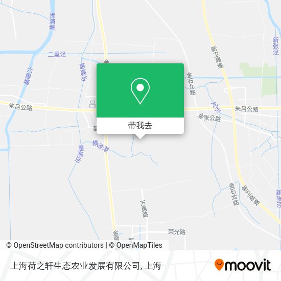 上海荷之轩生态农业发展有限公司地图